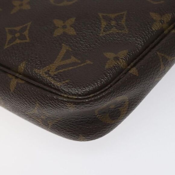 Louis Vuitton Pochette Accessoire Brown Canvas Clutch Bag (Pre-Owned) - Picture 7 of 16